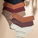 Sexy Ice Silk Low-Rise Panties Seamless Multicolor Briefs Lingerie