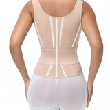 Adjustable Strap High Compression Zipper Bustier Shaper Vest