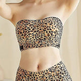 Invisible Strapless Double Side Buckle Bra Non-slip Lace Edge Bandeau Bralette