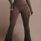 Ballet Ruffled Flare Leggings