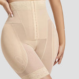 4 Row Button High Waist Hip Lift Shaping Shots With Removable Pads