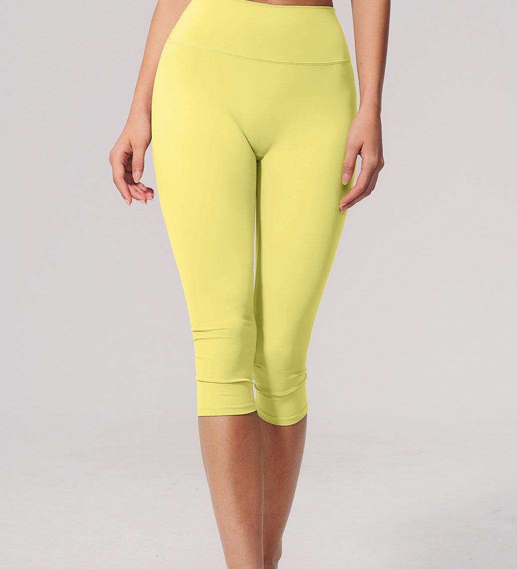High Waist Tummy Control Butt Lifting Capri Yoga Leggings