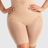 High Waist Mid-Thigh Breathable Mesh Butt Lifting Shorts