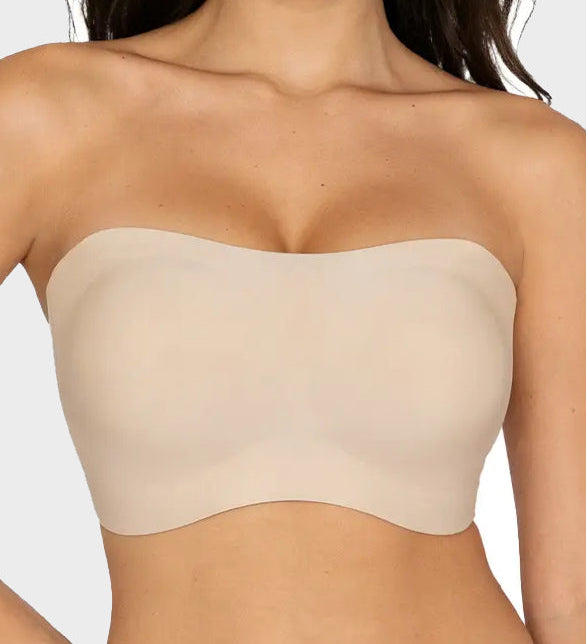 Strapless Non-slip Wireless Bra Padded Push Up Bra