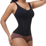 Front Zipper Adjustable Strap Waist Trainer Shapewear Vest