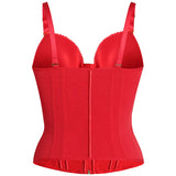 Sorelyne® Girdles Colombianas Love Pattern Corset Top Zipper Waist Trainer