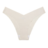 Sexy Ice Silk Low-Rise Panties Seamless Multicolor Briefs Lingerie