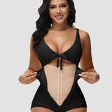 Women's Tummy Control Swimsuit Cutout Tie Knot Front Push Up Shapewear Bathing Suit