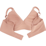 Seamless V-Neck Wireless Push Up Bra