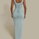 Hourglass Figure Body Shaper The Corset Maxi Dress Two-Piece Set