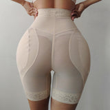High Waist Tummy Control Butt Lifting Mid Thigh Mesh Shaper Shorts