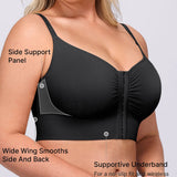 Adjustable Strap Front Hook Smoothing Unlined Wireless Bra