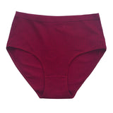 High Waist Pure Cotton Panties Tummy Control Breathable Underwear