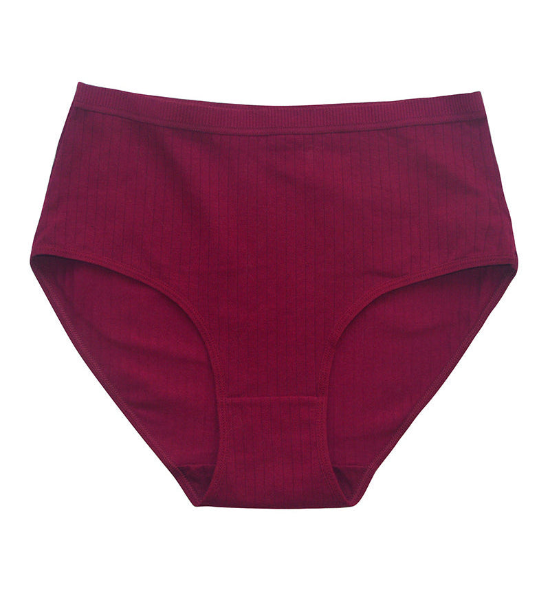 High Waist Pure Cotton Panties Tummy Control Breathable Underwear