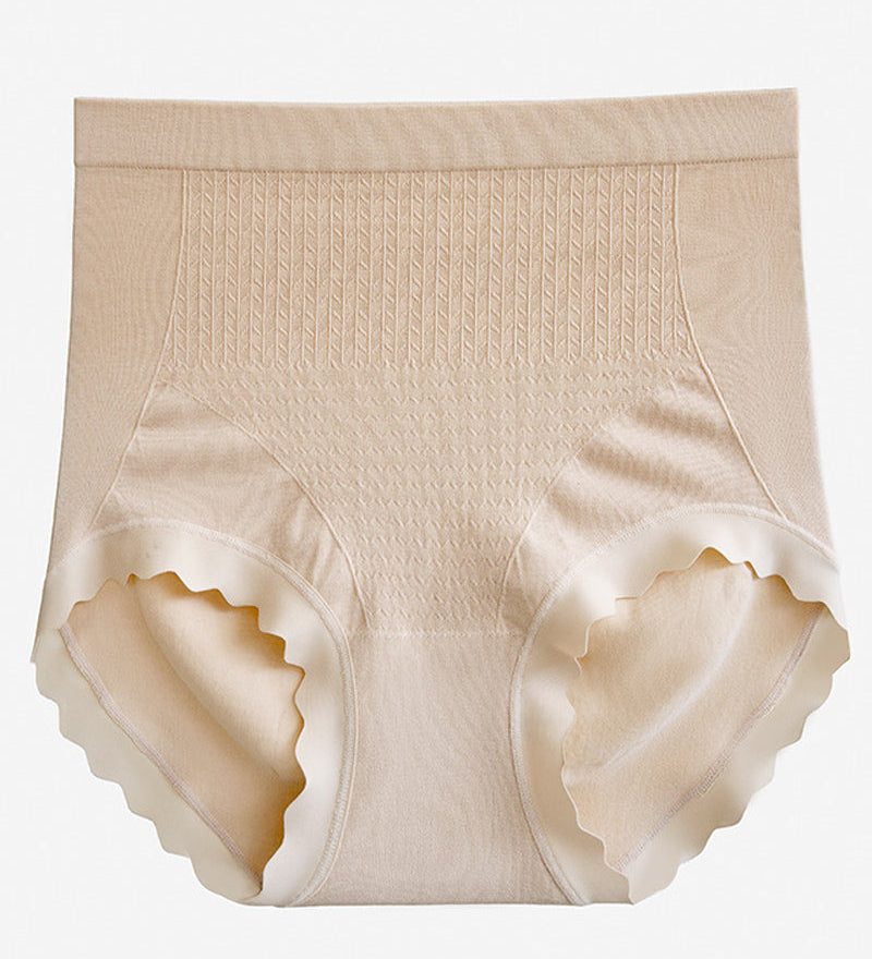 Women's High Waisted Antibacterial Crotch Briefs Stretch Full Coverage Panties