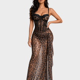 Hourglass Sexy Leopard Print Dress
