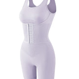 2 in 1 Seamless Double Tummy Control Mid Length Bodysuit