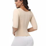 Sorelyne® Girdles Colombianas High Compression Half Sleeves V Neck Waist Trainer