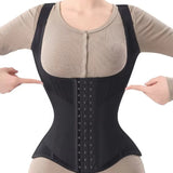 Girdles Colombianas Double Layer Tummy Control Steel Boned Waist Trainer Vest