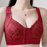 Front Closure Minimizer Butterfly Backless Bra Adjustable Wireless Comfort Bra