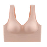 Women's Food Grade-Silicone Deep Cup Seamless Full Coverage Comfort Bras