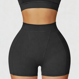 Core High-Waist Casual Style Hot Shorts Belly Wrap Tight Slim Outdoor Running Fitness Yoga Shorts