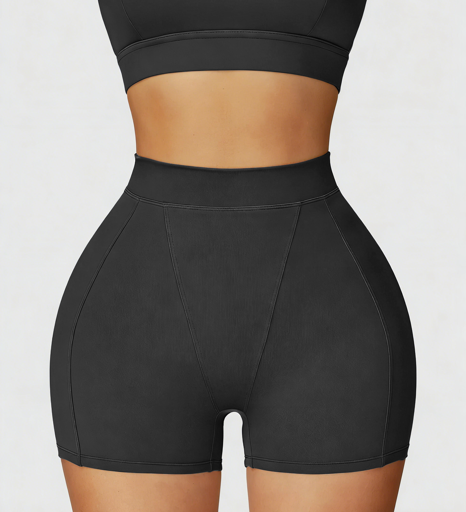 Core High-Waist Casual Style Hot Shorts Belly Wrap Tight Slim Outdoor Running Fitness Yoga Shorts