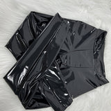 Sorelyne® PU Leather Mirror New Slim Tight Leather Pants for Women Fashionable and Versatile