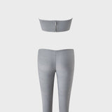 Halter Cutout Backless Skinny Bandage Capri Jumpsuit