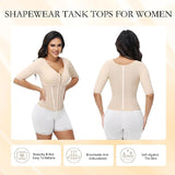 Sorelyne® Girdles Colombianas High Compression Half Sleeves V Neck Waist Trainer