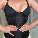Girdles Colombianas Steel Boned Corset Top With Elastic Band