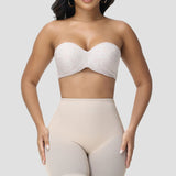 Women's Seamless Mesh High Waist Shapewear Shorts Thigh Slimmer Underwear