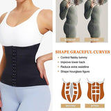 Waist Trainer Corset Double Belt Breathable Belly Slimming Workout Adjustable Girdles Girdle
