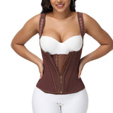 Waist Trainer for Women Body Shaper Corset Vest Tank Top with Steel Bones