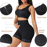 Sorelyne® Mid Waist Tummy Control Front Zipper High Compression Butt Lifter Shaper Girdles Shorts