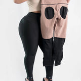 High Waisted Tummy Control Butt Lifting Leggings Comfy Stretch Slimming Skinny Pants with Zipper