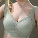Large Size Thin Seamless Wireless Anti Sagging Bra