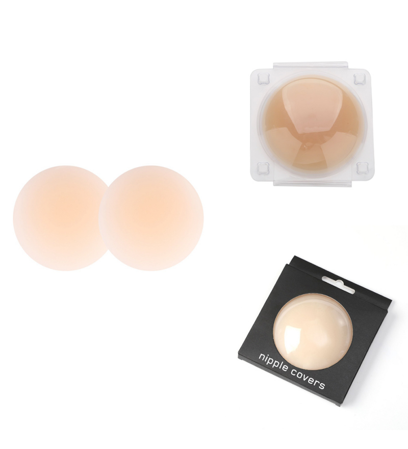 Glue Free Self Adhesive Solid Invisible Seamless Nipple Covers