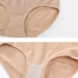 High Waist Compression Mesh Patchwork Tummy Control Panties