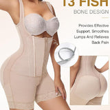 Sorelyne® High compression Front Zipper Mid Thigh Shapewear