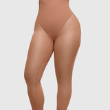 Seamless Tummy Control Butt-Lifting Shaping Mesh Capri Leggings