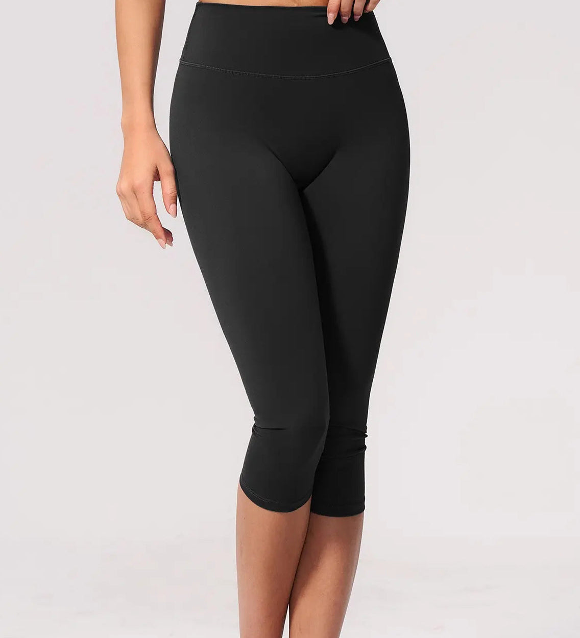 High Waist Tummy Control Butt Lifting Capri Yoga Leggings