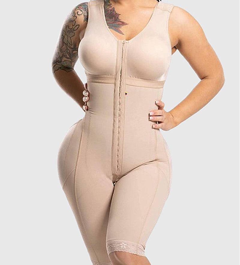 Adjustable Tummy Control Shapewear Girdles Colombianas with Bra