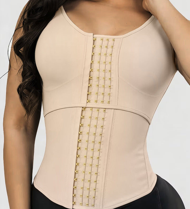 High Compression Corset Tank Top Built-in Bra Waist Trainer