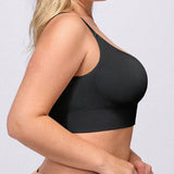 Adjustable Strap Front Hook Smoothing Unlined Wireless Bra