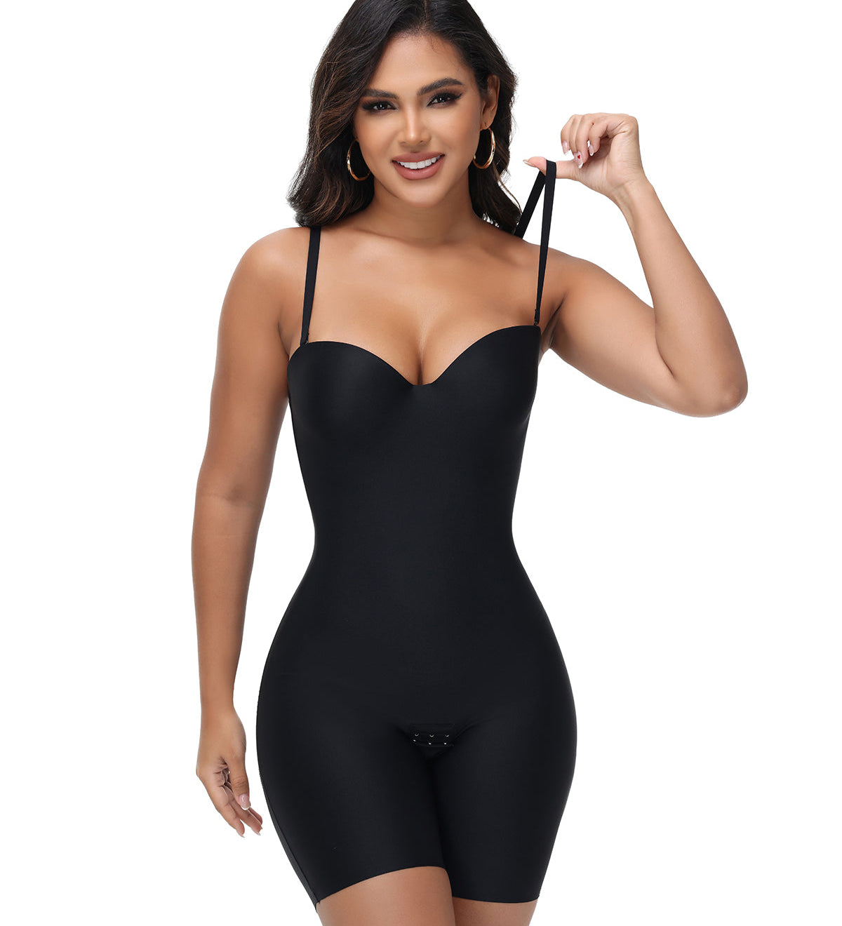 Sorelyne® Soft Cup Bodysuit Tummy Control Built in Shapewear with Adjustable Strap
