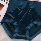 High Waisted Satin Seamless Bare Underwear
