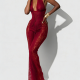 Sexy Lace Corset Jumpsuit