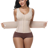 Double Compression Girdle Vest Tummy Control Bust Support Waist Trainer