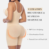 Seamless Sculpt Mid-Thigh Zipper Bodysuit